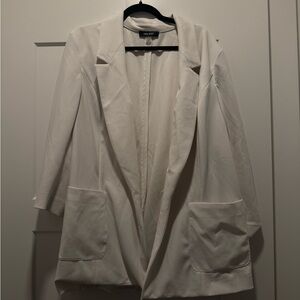 Nine West off white  Open-Front Blazer Jacket